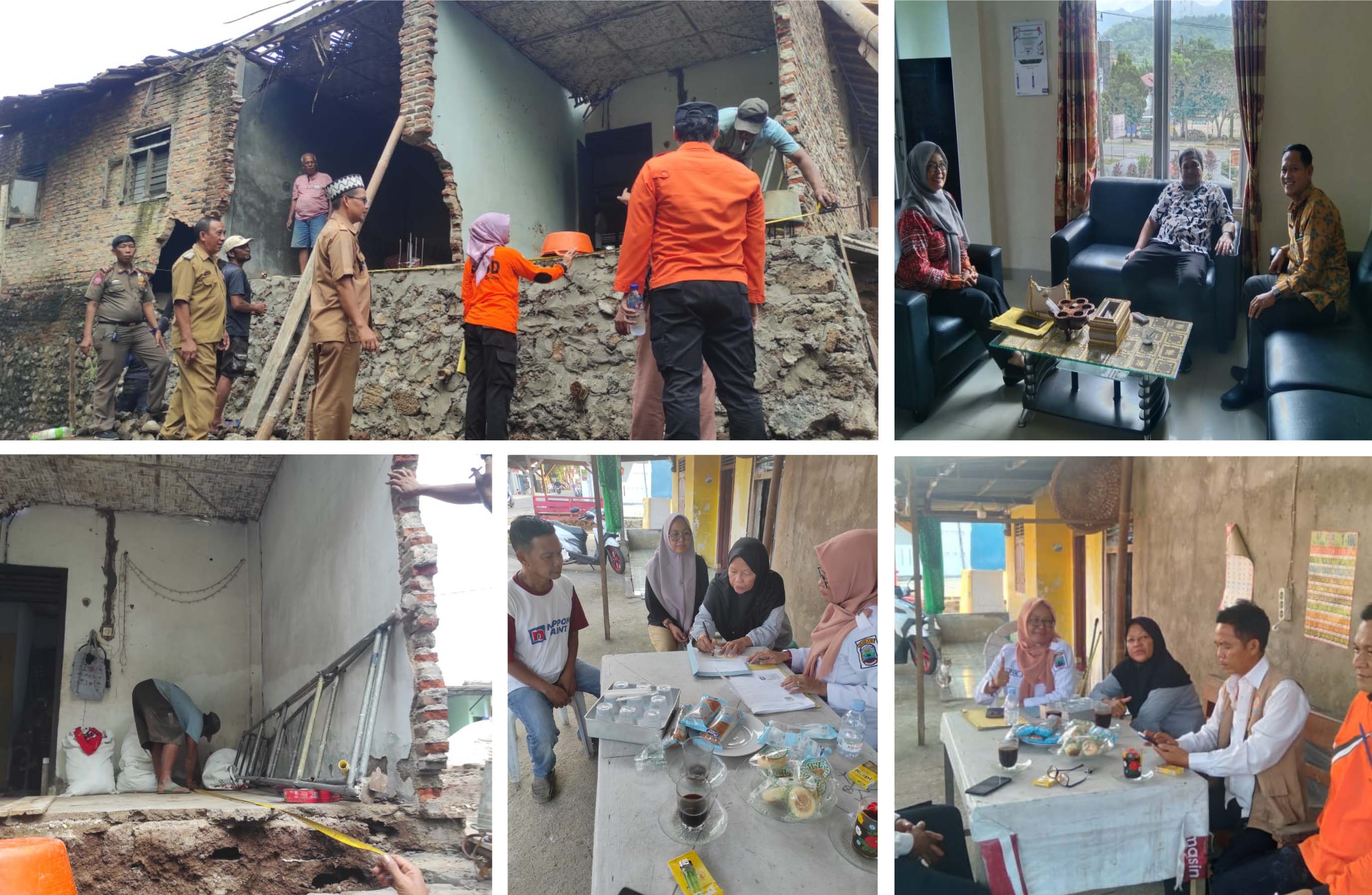 Foto Bupati Lampung Selatan Salurkan Bantuan Langsung untuk Korban Longsor di Desa Pasuruan